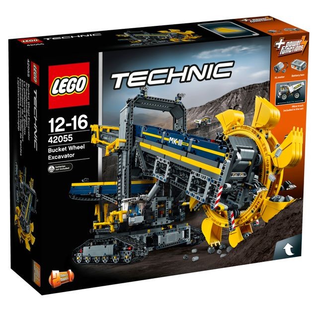 Lego - LEGO® Technic - La pelleteuse à godets - 42055 Lego  - Jeux de construction