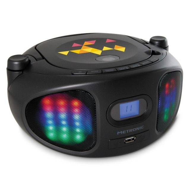 Metronic - Radio CD-MP3 Lumi avec jeux de lumière Metronic  - Radio