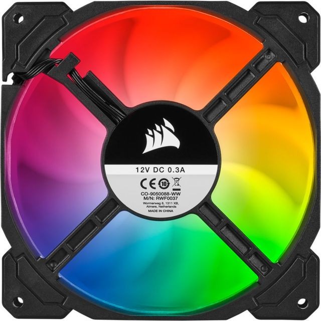 Ventilateur Pour Boîtier iCUE SP 140 PRO - RGB - Kit de 2 ventilateurs - 14 cm + Lightning Node Core