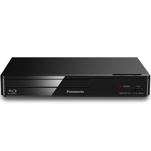 Panasonic - Lecteur Blu-ray Full HD 3D DMP-BDT167EG Panasonic  - Bonnes affaires Lecteur DVD - Enregistreurs DVD- Blu-ray