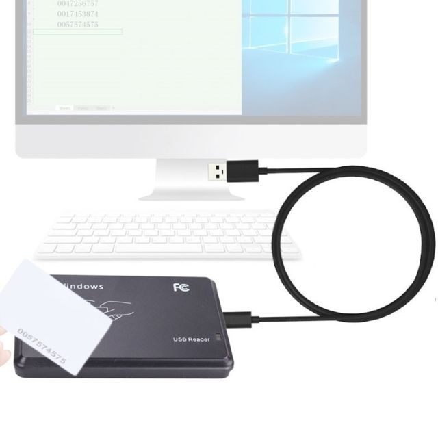 Wewoo - Lecteur de carte de carteinductives à interface USB 5W pour IC / ID Noir Wewoo  - Lecteur carte mémoire