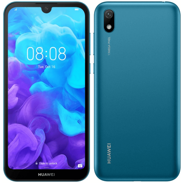 Huawei - Y5 2019 - Bleu Saphir Huawei  - Smartphone à moins de 100 euros Smartphone