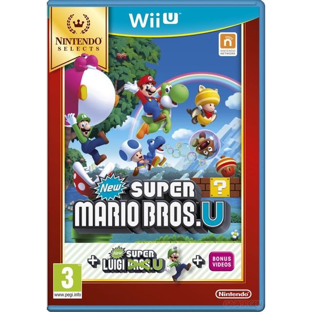 Nintendo - New Super Mario Bros U + New Super Luigi U - Wii U Nintendo  - Jeux Wii U