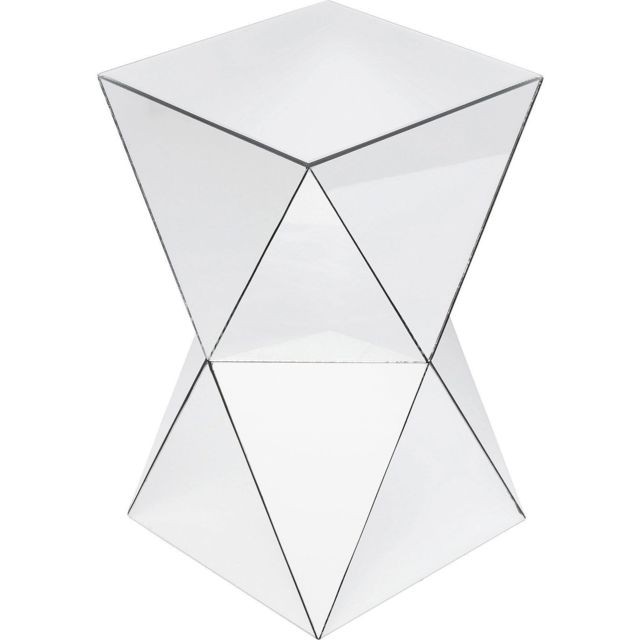 Tables d'appoint Karedesign Table d'appoint Luxury Triangle argent Kare Design