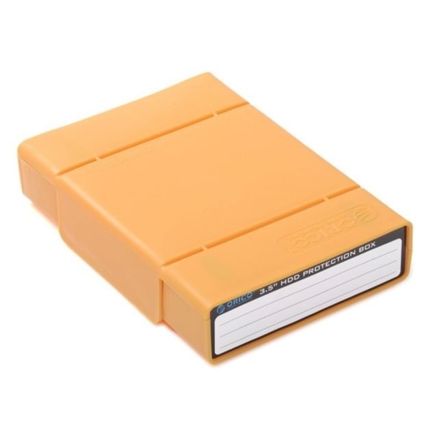 Wewoo Boîtier disque dur Orange PHP-35 3.5 pouces SATA HDD Case protéger la boîte de couverture
