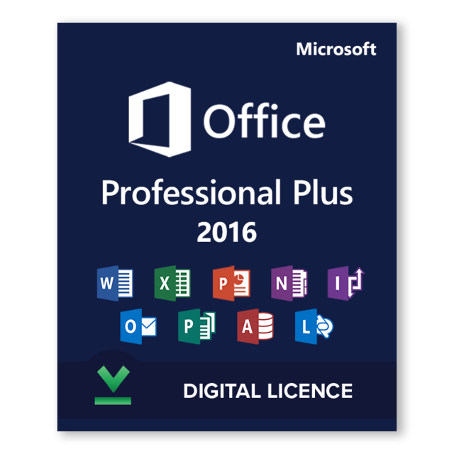 Microsoft - Office 2016 Professionnel Plus - Licence numérique - Logiciel en téléchargement Microsoft  - Logiciel word excel powerpoint
