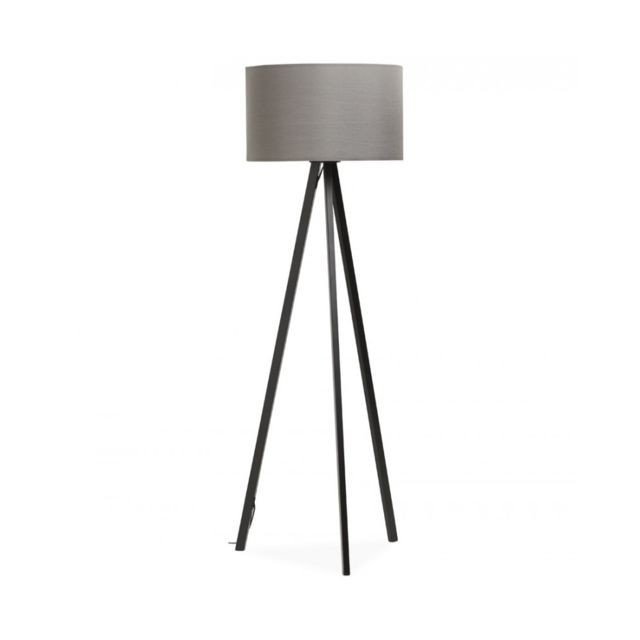 Kokoon Design - Lampe de sol design TRIVET GREY 55x55x159 cm Kokoon Design - Lampadaires Kokoon Design