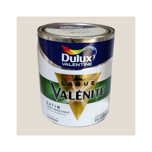 Dulux Valentine - DULUX VALENTINE Laque Valénite Satin Lin clair Dulux Valentine  - Peinture intérieure Dulux Valentine