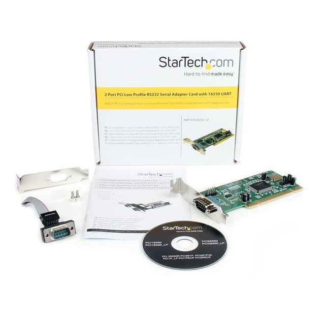 Carte Contrôleur USB Startech PCI2S550_LP