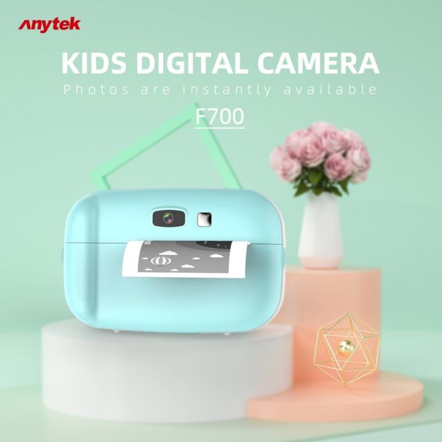 marque generique - F700 pour polaroid appareil photo instantané appareil photo pour enfants mini jouets pour polaroid numérique petit appareil photo reflex comme cadeau（ATK-F700） marque generique  - Appareil photo instantané Appareil compact