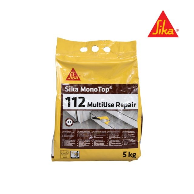 Sika - Mortier prêt à l'emploi SIKA Monotop 112 Multiuse Repair - 5kg Sika - Scellements chimiques Sika