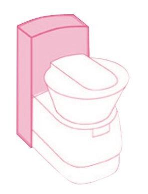 WC chimiques Aqua-Rinse Plus rose 1,5 litres