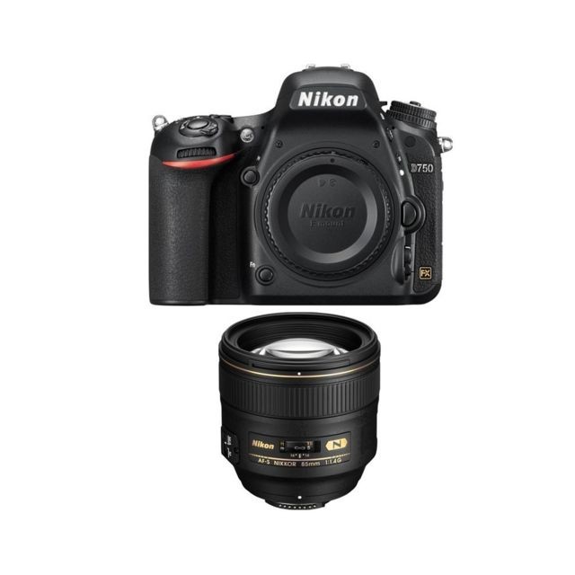 Nikon - NIKON D750 + AF-S 85MM F1.4G Nikon  - Nikon D750 Reflex Numérique