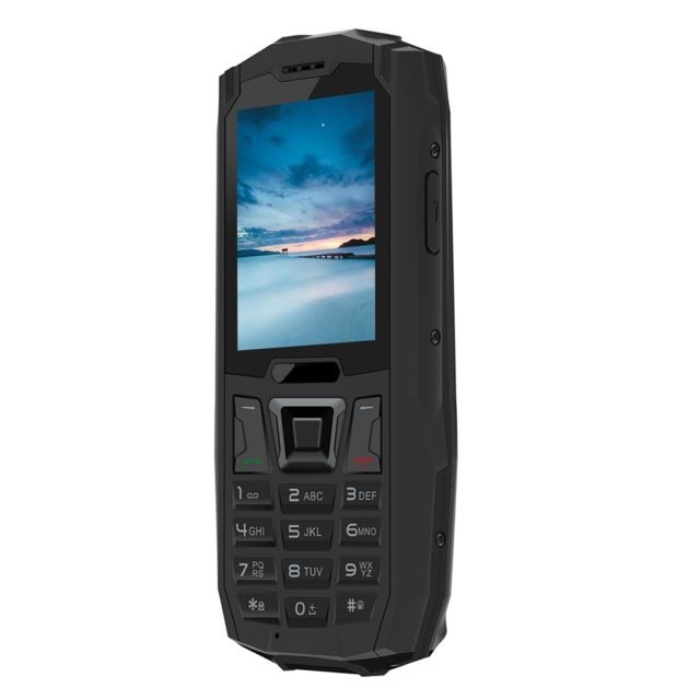 Yonis - Téléphone Portable Antichoc Incassable Waterproof IP68 Caméra Dual Sim Noir - YONIS Yonis  - Téléphone mobile Yonis