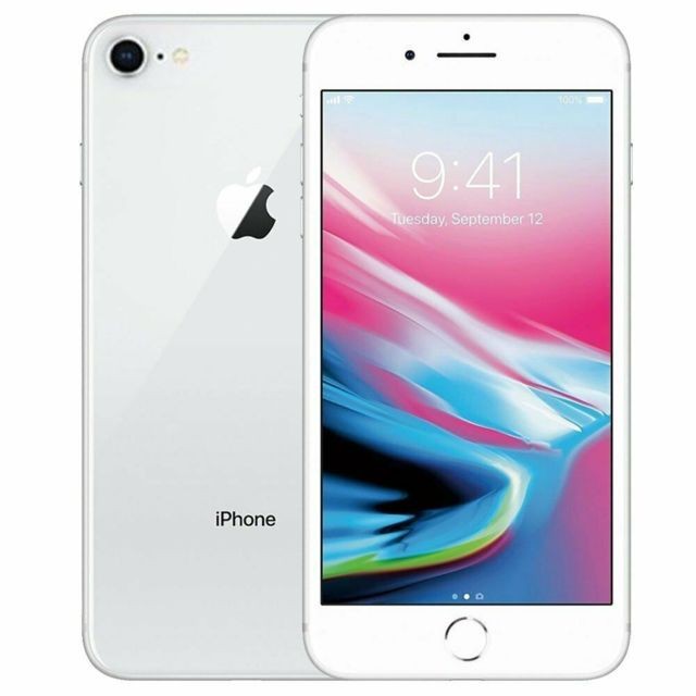 Apple - iPhone 8 - 256 Go - Argent Apple  - Occasions iPhone 8