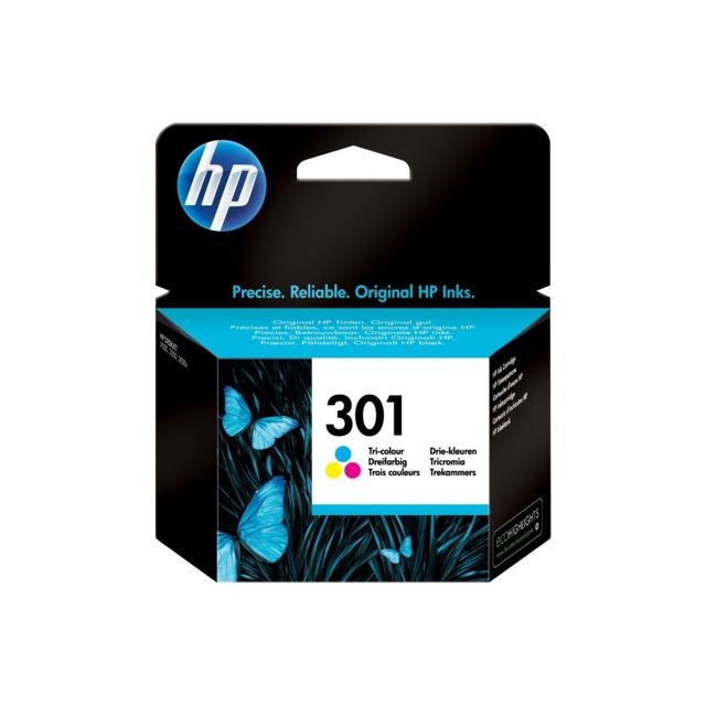 Hp - HP 301 cartouche d'encre 3 couleurs authentique Hp  - Cartouche d'encre Hp