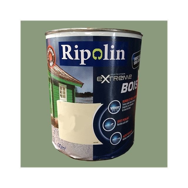 Ripolin - RIPOLIN Peinture Protection Extrême Bois Vert olivier RAL 6021 Ripolin  - Ripolin