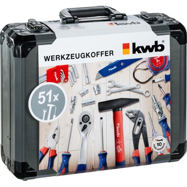 KWB - Coffre à outils de 51 pièces Kwb