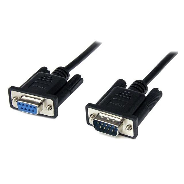 Startech - Câble Null Modem croisé série RS232 DB9 2 m - Noir Startech  - Câble Ecran - DVI et VGA Startech