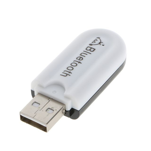 Clé USB Wifi 3.5mm Usb Sans Fil Bluetooth 4.0 + Edr Musique Récepteur Stéréo Adaptateur Blanc