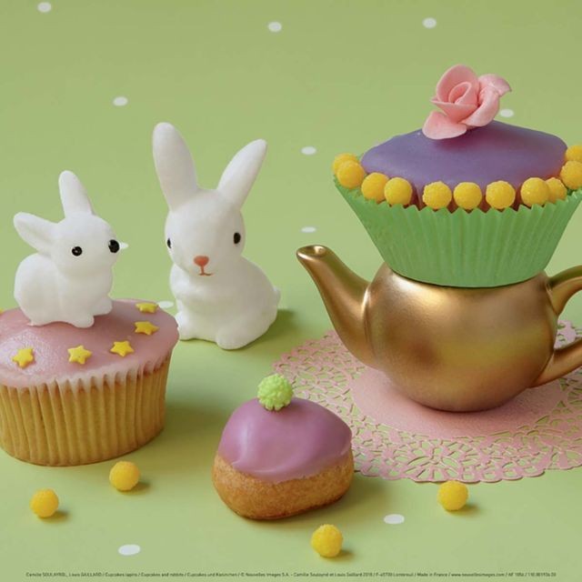 Nouvelles Images - Affiche Cupcakes Lapins - 30x40cm Nouvelles Images  - Nouvelles Images