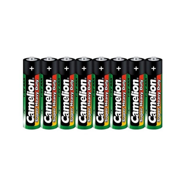 Batteries et chargeurs Camelion Pack de 8 piles Camelion R03 Micro AAA (Value Pack)