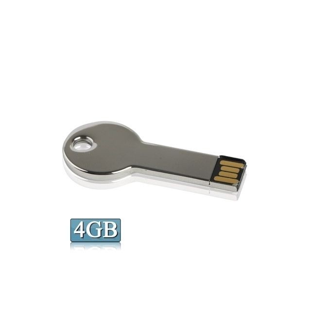 Wewoo - Clé USB Mini disque flash USB 2.0 série métallique avec porte-clés 4 Go Wewoo  - Clé USB mini Clés USB
