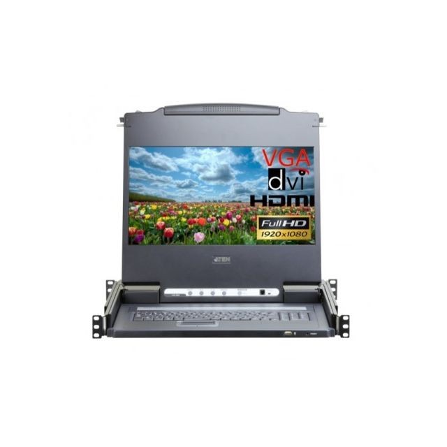 Aten - Aten CL6700MW console LCD HDMI-DVI-VGA/USB Full HD 1080P Aten  - Switch KVM