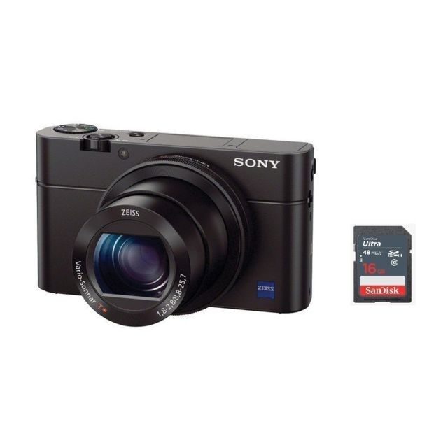 Sony - SONY RX100 III + Sd 16Go Sony  - Compacts Experts Appareil compact