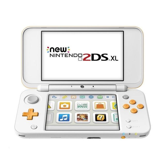 DS Nintendo New 2DS XL Blanc et Orange
