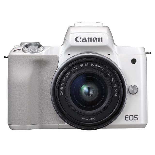 Appareil Hybride Canon PACK CANON EOS M50 + 15-45 BLANC