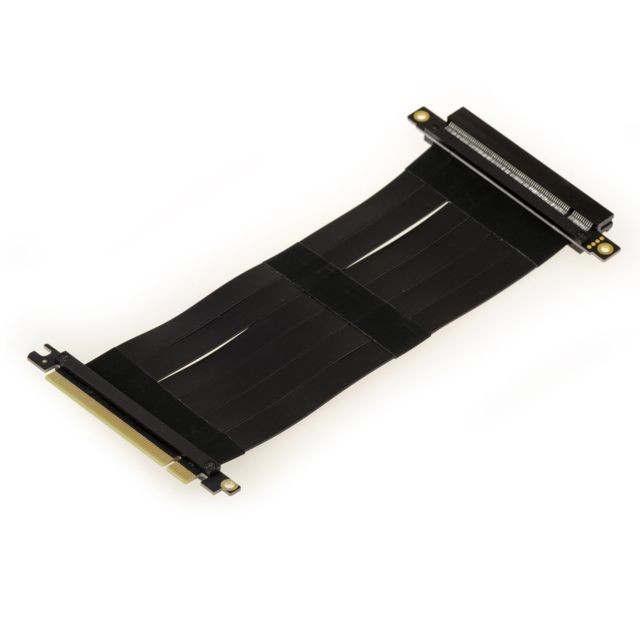 Kalea-Informatique - Riser PCI Express 1 port PCIe 16x Blindé Ultra souple Isolé. Blindé Ultra souple Isolé. Kalea-Informatique  - test accessoires SSD Accessoires SSD