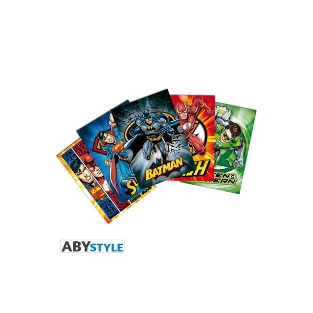 Abystyle - DC Comics - Cartes postales Set 1 (14,8x10,5) Abystyle  - Mobilier de bureau Abystyle