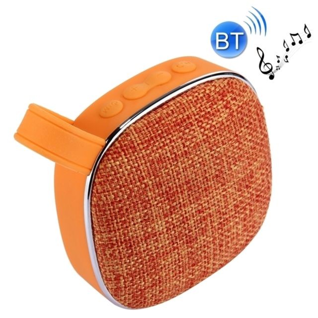 Wewoo - Enceinte Bluetooth d'intérieur Orange Haut-parleur stéréo design portable, avec microphone intégré, prise en charge des appels mains libres, carte TF et AUX IN, distance Bluetooth: 10 m Wewoo  - Enceintes Hifi Bluetooth
