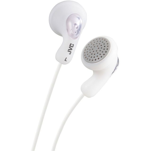 JVC - Ecouteurs - HA-F14 - Blanc JVC  - Casque Sans réducteur de bruit
