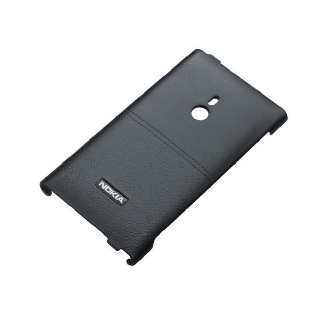Nokia - Coque rigidie Nokia CC-3037 imitation cuir noir pour Nokia Lumia 800 Nokia  - Coque, étui smartphone Nokia