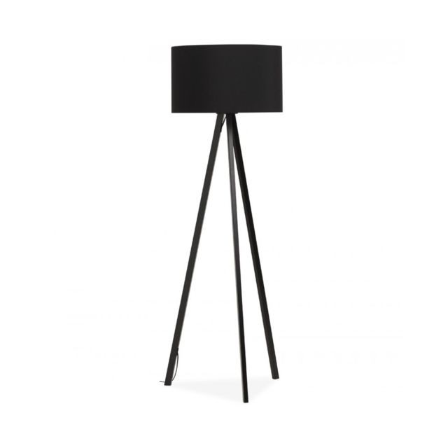 Kokoon Design - Lampe de sol design TRIVET BLACK 55x55x159 cm Kokoon Design  - Kokoon Design