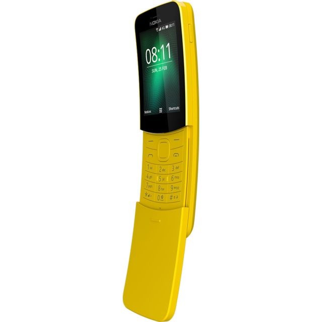 Téléphone mobile Nokia NOKIA-8110-JAUNE