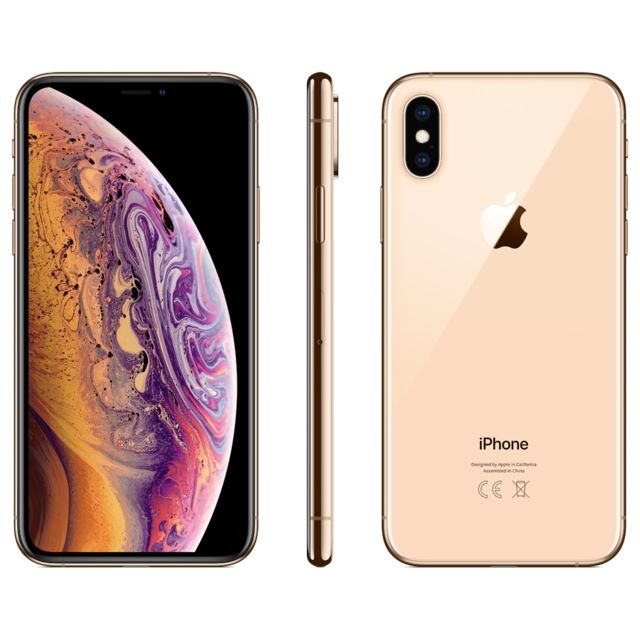 Apple - iPhone XS - 512 Go - MT9N2ZD/A - Or Apple - iPhone Xs iPhone