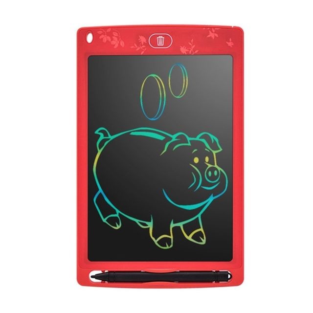 Wewoo - Tablette graphique 8,5 pouces LCD couleur enfants LCD planche à dessin électronique rouge Wewoo  - Tablette Graphique Wewoo