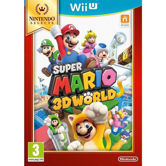 Nintendo - Super Mario 3D World - Wii U Nintendo  - Bonnes affaires Jeux Wii U