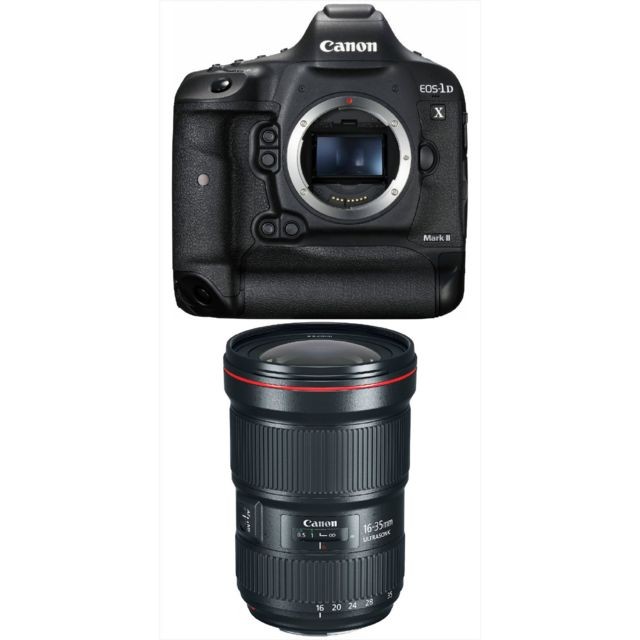 Canon - CANON EOS 1DX II + EF 16-35mm F2.8L III USM Canon  - Reflex professionnel Canon