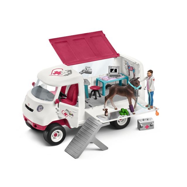 Schleich - Vétérinaire mobile avec poulain hanovrien - 42370 Schleich  - Animaux