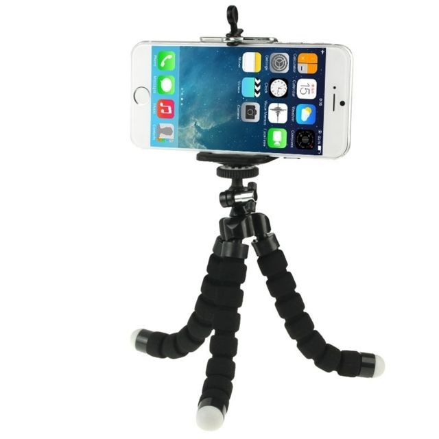 Wewoo - Trépied noir pour téléphone portable / appareil photo numérique Support de de Bubble Octopus flexible Wewoo  - Trépied et fixation photo vidéo