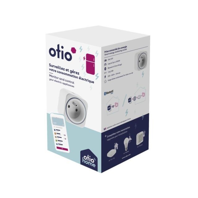 Otio - Prise connectée éco-énergie Bluetooth Otio  - Otio