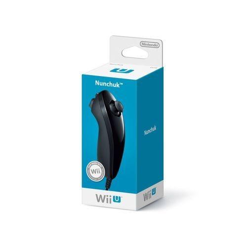 Nintendo - MANETTE NUNCHUCK WII U NOIRE Nintendo - Bonnes affaires Wii U