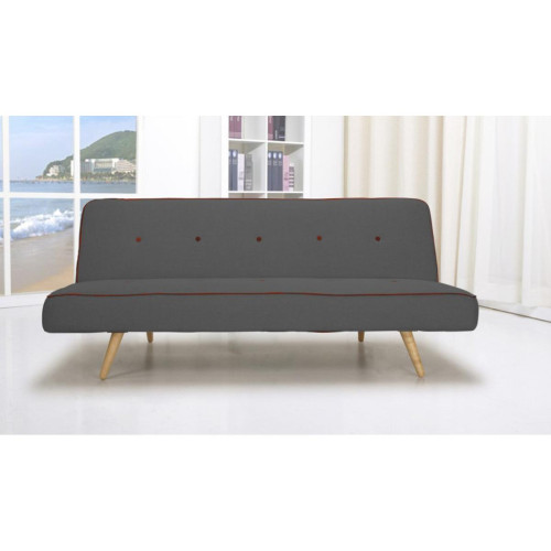 3S. x Home - Banquette clic clac KATCHA Anthracite - Black Friday Canapé