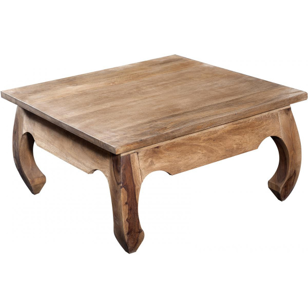 Tables d'appoint 3S. x Home Table basse carrée en bois naturel KABAENA