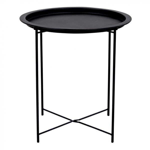 Tables d'appoint House Nordic Table d'appoint en métal Noir HOLGER