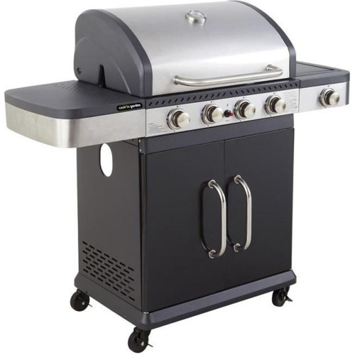 Cook'In Garden - Barbecue à Gaz 4 Brûleurs et réchaud latéral - FIDGI 4 - Nos tops offres